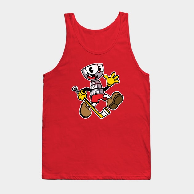 Stanley Cuphead Tank Top by toadyco